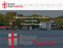 Tablet Screenshot of bristolhope.com